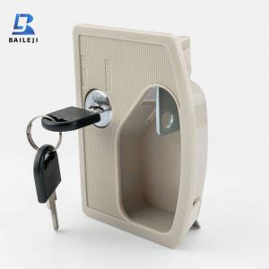 BLJ-6230A-Zinc Alloy Cylinder Plastic Handle Metal Cabinet Door Handle with Lock