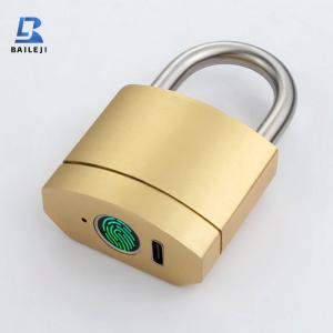 BLJ-Intelligent Safety Electronic Padlock, Zinc Alloy Smart Pad Lock, Keyless Waterproof Anti-Theft Smart Fingerprint Padlock